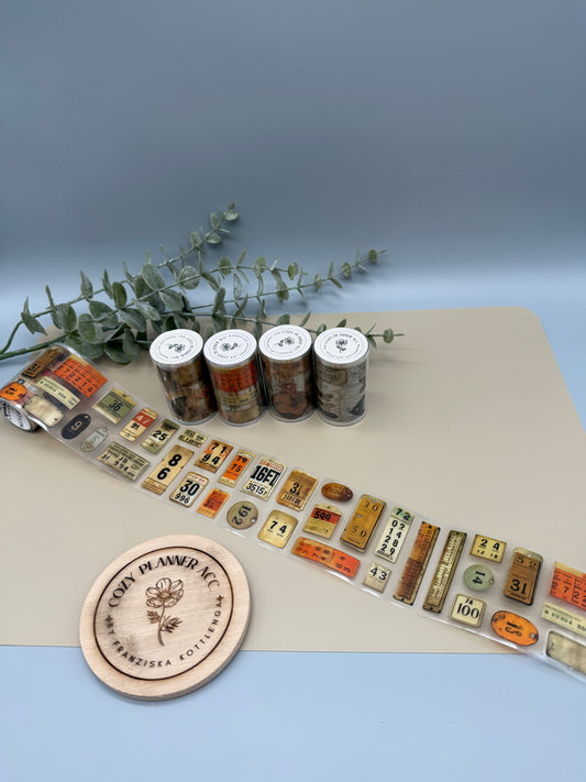 PET Tape - Vintage Tags