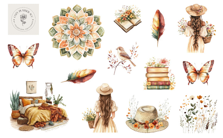 Sticker Sheet - Bohemian Spring