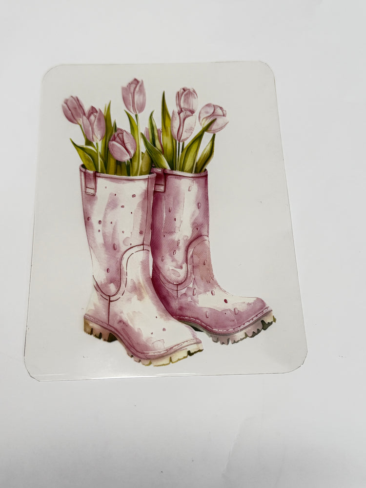 Dashboard PVC - Flower Boots
