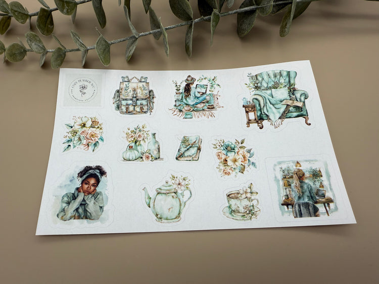 Sticker Sheet - Sage