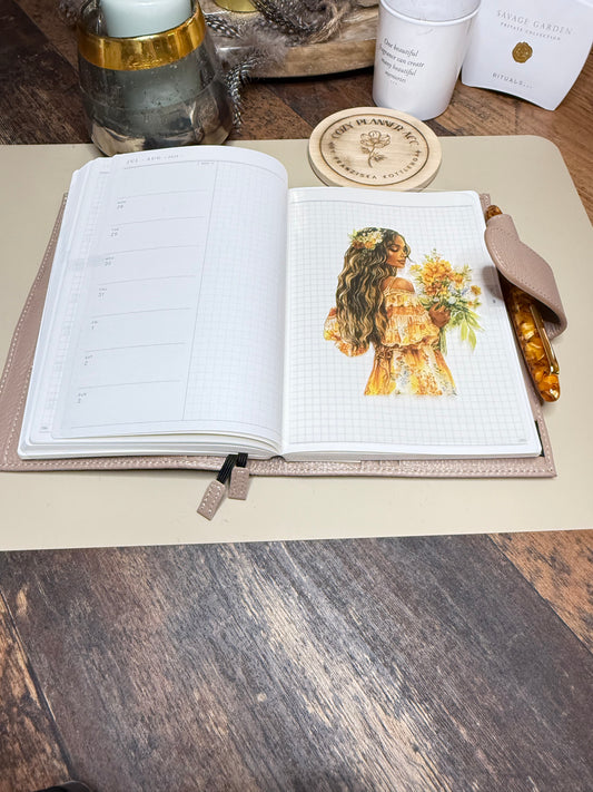 Dashboard PVC - Bohemian Bloom Girl