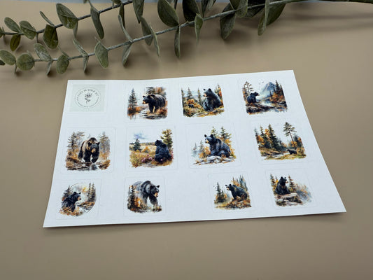 Hoja de pegatinas: La hora del café