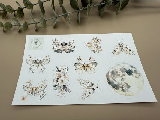 Hoja de pegatinas: La hora del café