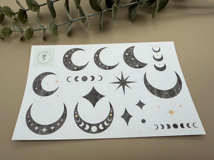 Sticker Sheet -Moon Vibe