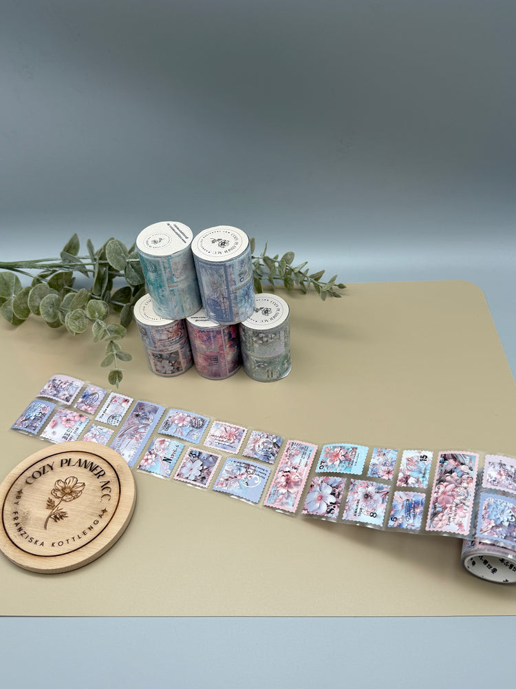 PET Tape - Flower Stamps