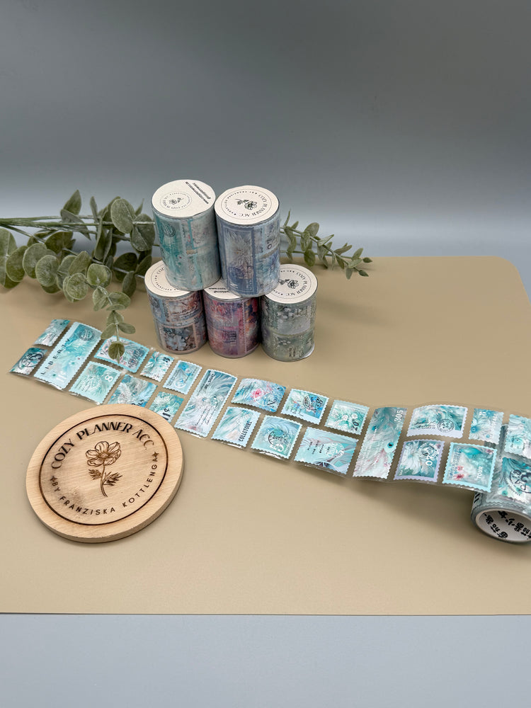 PET Tape - Flower Stamps