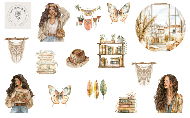 Sticker Sheet - Bohemian Life
