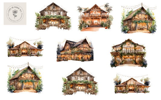 Sticker Sheet -Rustic Light House