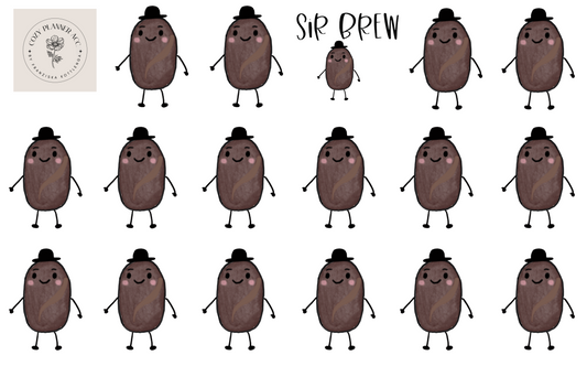 Sticker Sheet -Sir Brew