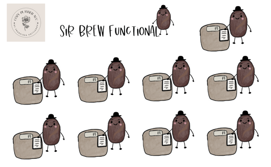 Sticker Sheet -Sir Brew Functional Weight