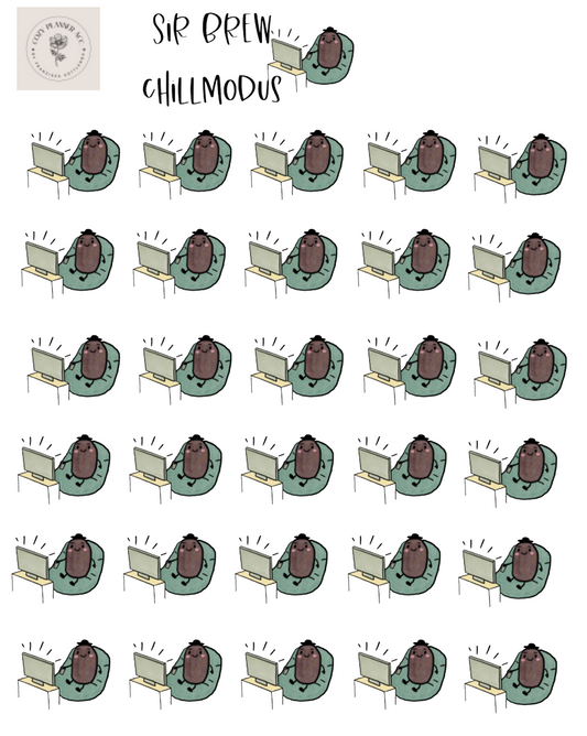 Sticker Sheet - Mini Sir Brew chillmodus