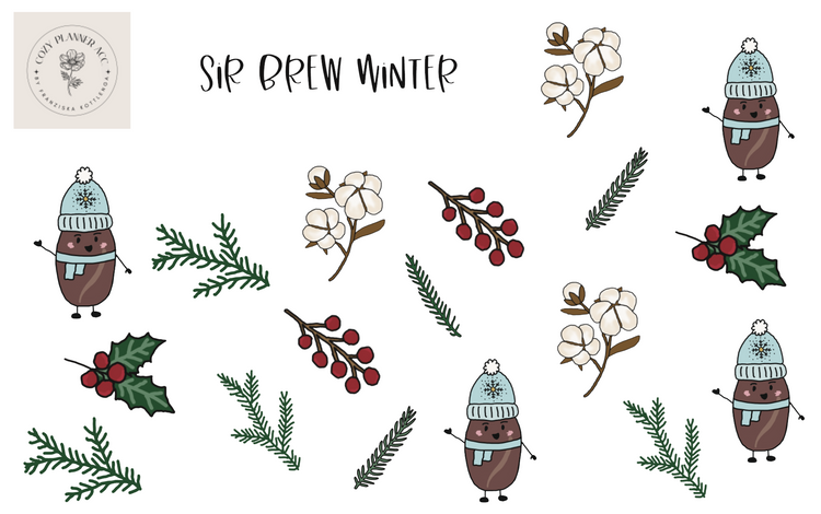 Sticker Sheet - Sir Brew's autumn bucket list