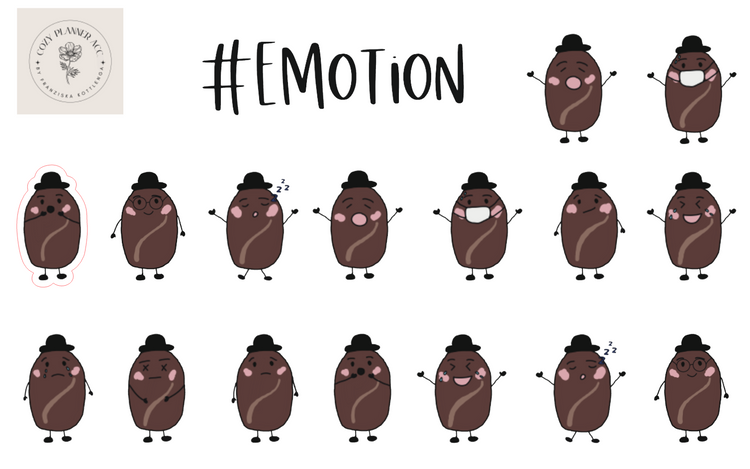 Sticker Sheet - #Emotion