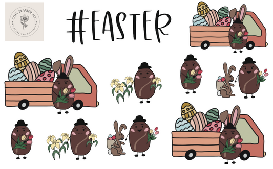 Sticker Sheet - #Easter