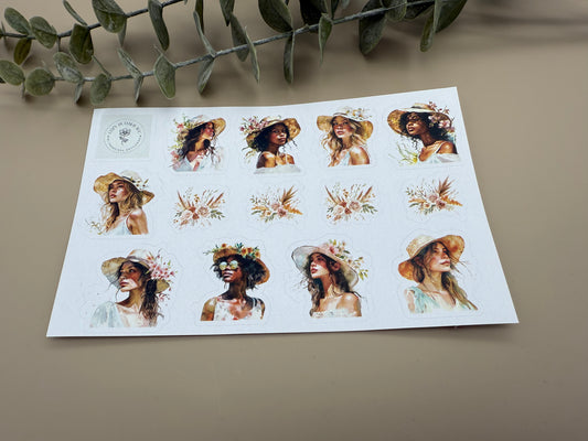 Sticker Sheet - Girls Girls Girls
