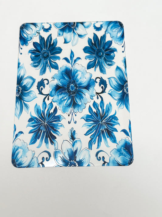 Dashboard PVC - Blue Blooms