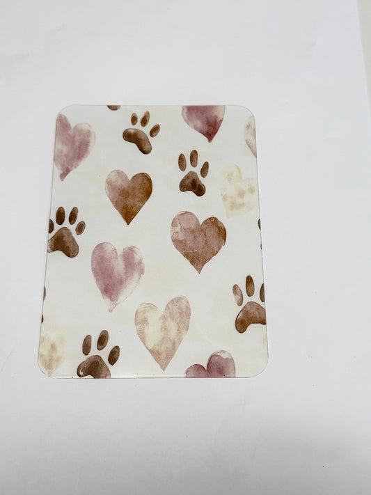 Dashboard PVC - Hearts and Paws