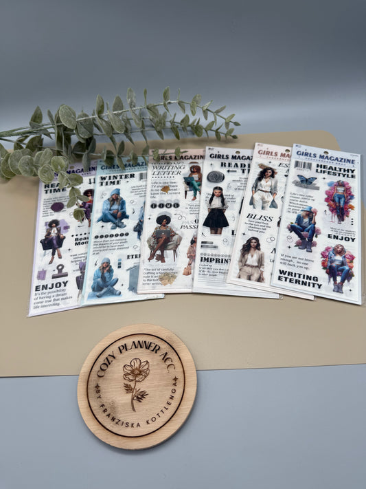 Washi Tape Sheets- Girls Magazine