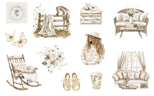Sticker Sheet - Fleur